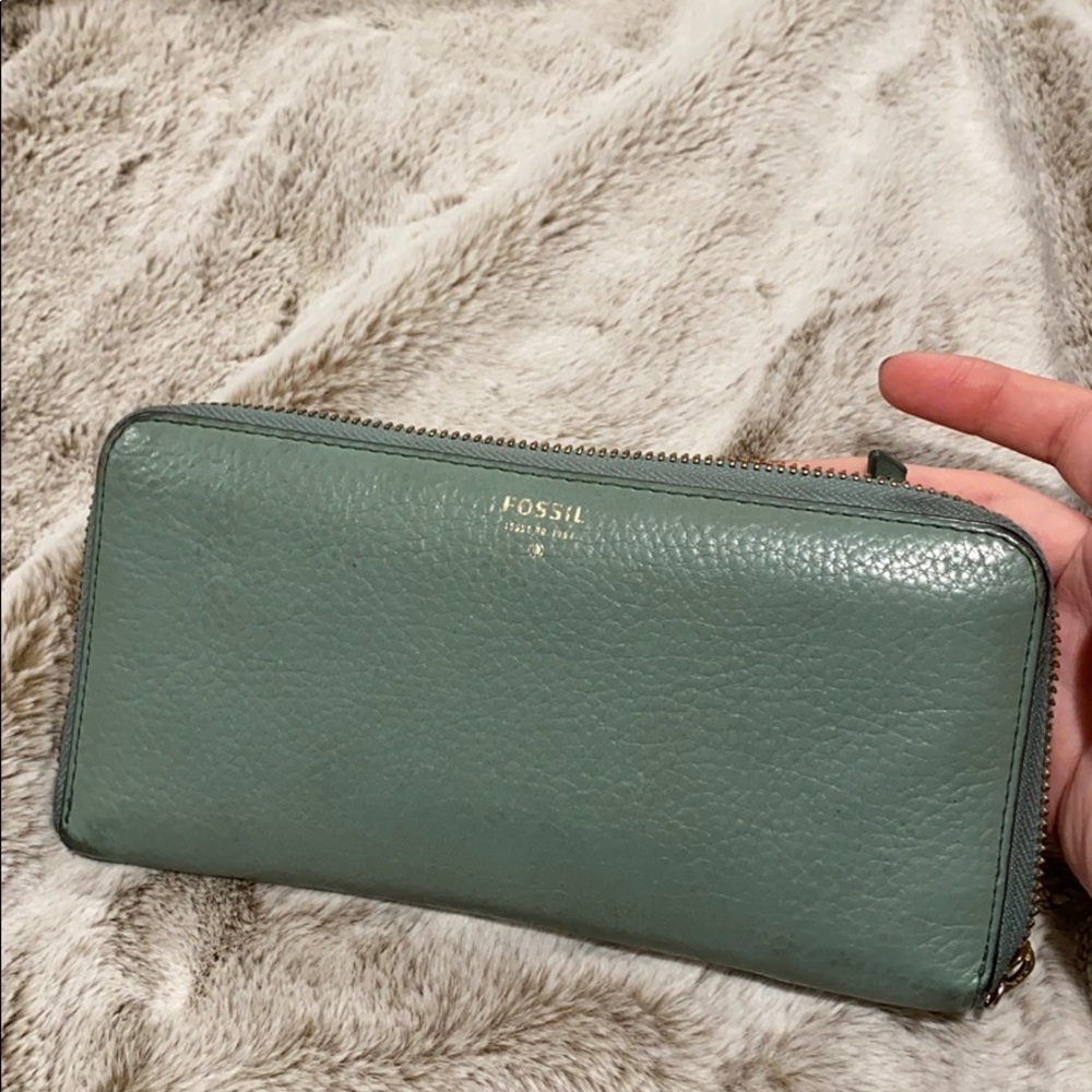 Fossil leather wallet